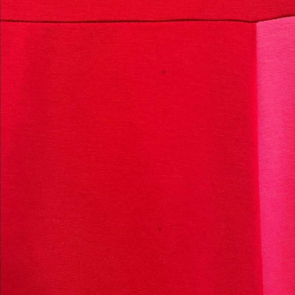 Boden Claudia Colorblock Ponte Knit Mid Dress Red Pink Size 10 Spring Colorful - Picture 5 of 6